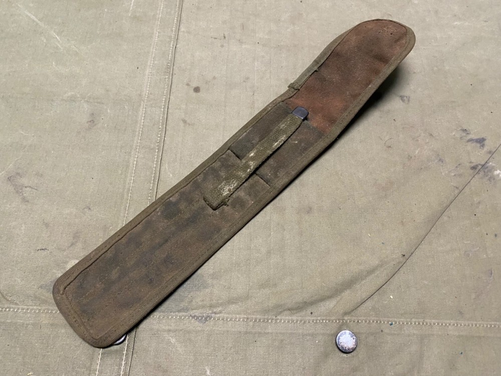 ORIGINAL POST WWII US ARMY M1 GARAND RIFLE CLEANING ROD CARRY CASE-OD#7