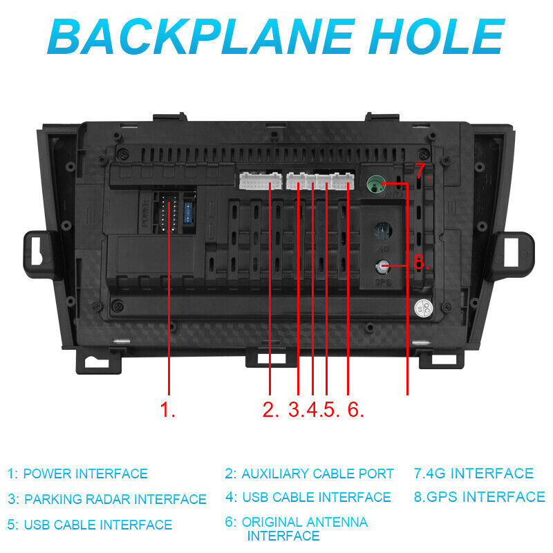 9in 64GB For Toyota Prius 2010-2015 Android 13 Carplay Auto Stereo Radio GPS Nav