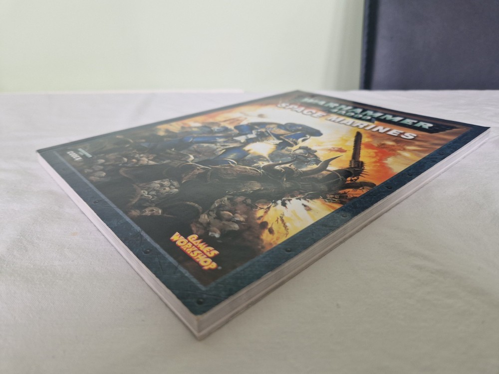 Warhammer 40K SPACE MARINES Codex Softcover 2009 Games Workshop OOP VGC
