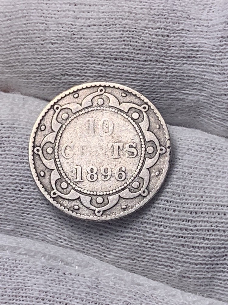 1896 Newfoundland Silver 10 Cents (A2586)