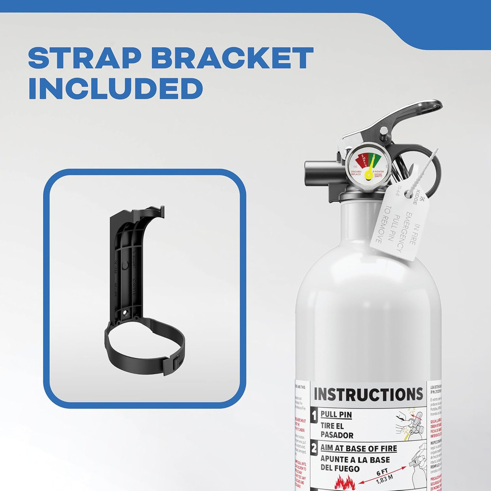 Fire Extinguisher for Boats, Single-Use 5BC