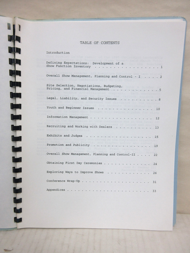 Running and Promoting Stamp Shows 1995 American Philatelic Society Book