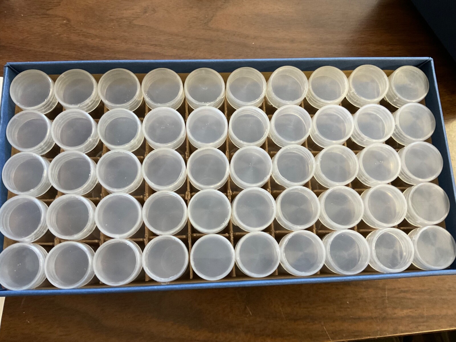 50 Whitman Round Nickel Tubes in a New Guardhouse Box for Storage of Rolls