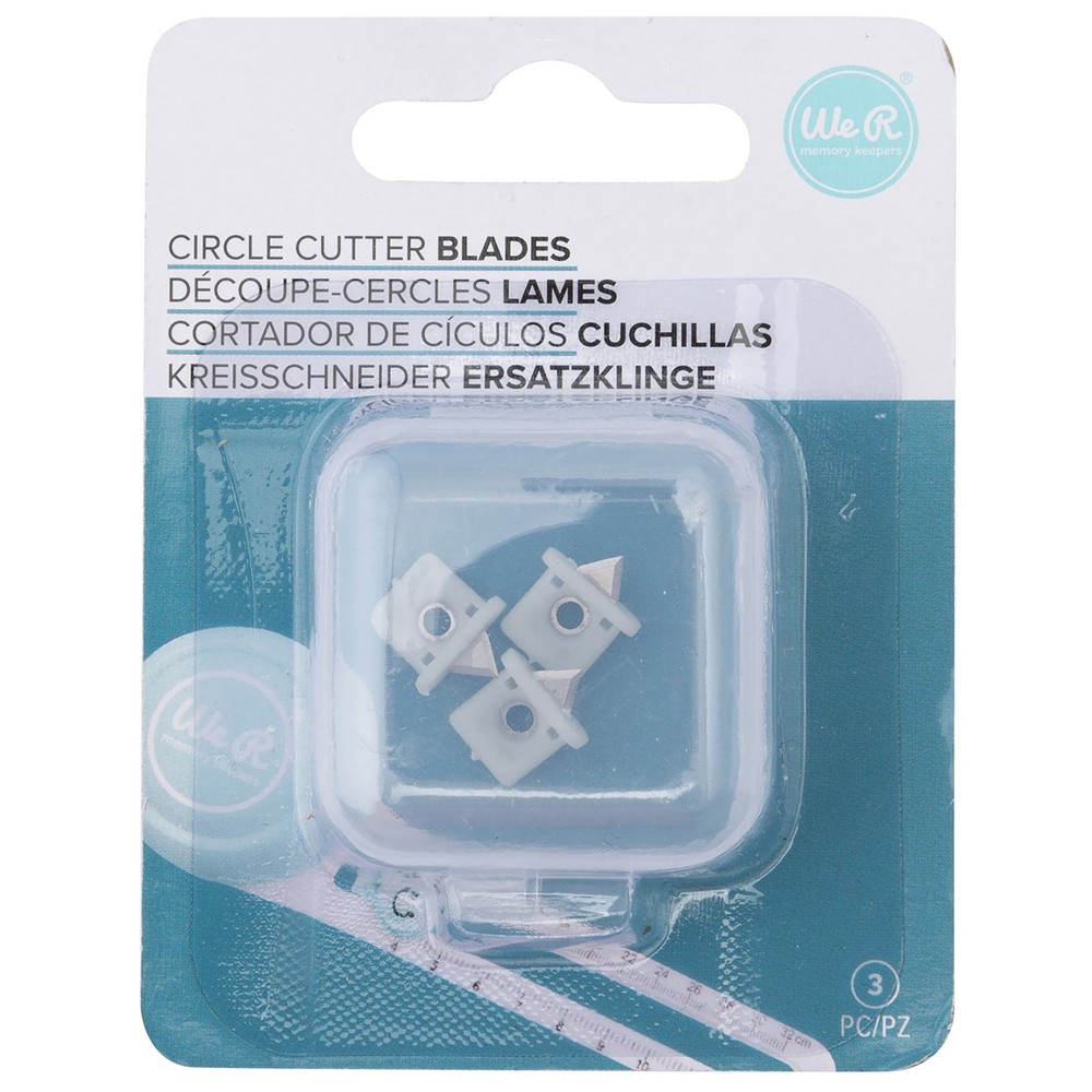 We R Circle Cutter Refill Blades 3/Pkg-For WR600574 - 3 Pack