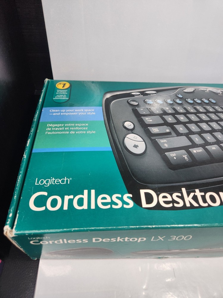 Logitech Cordless Desktop LX300 Wireless & Mouse Bundle