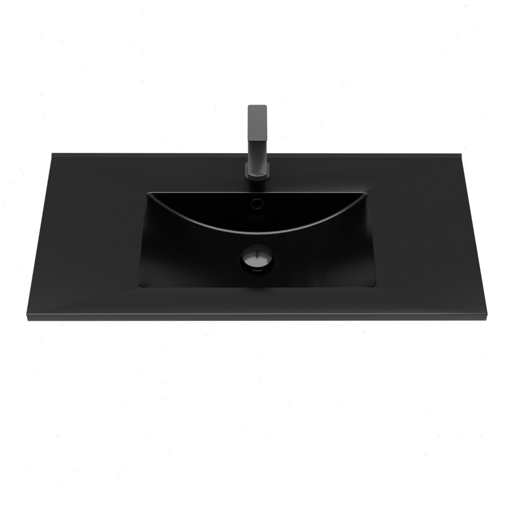 36" Single Sink Vanity Top Undermount Bathroom Sink
