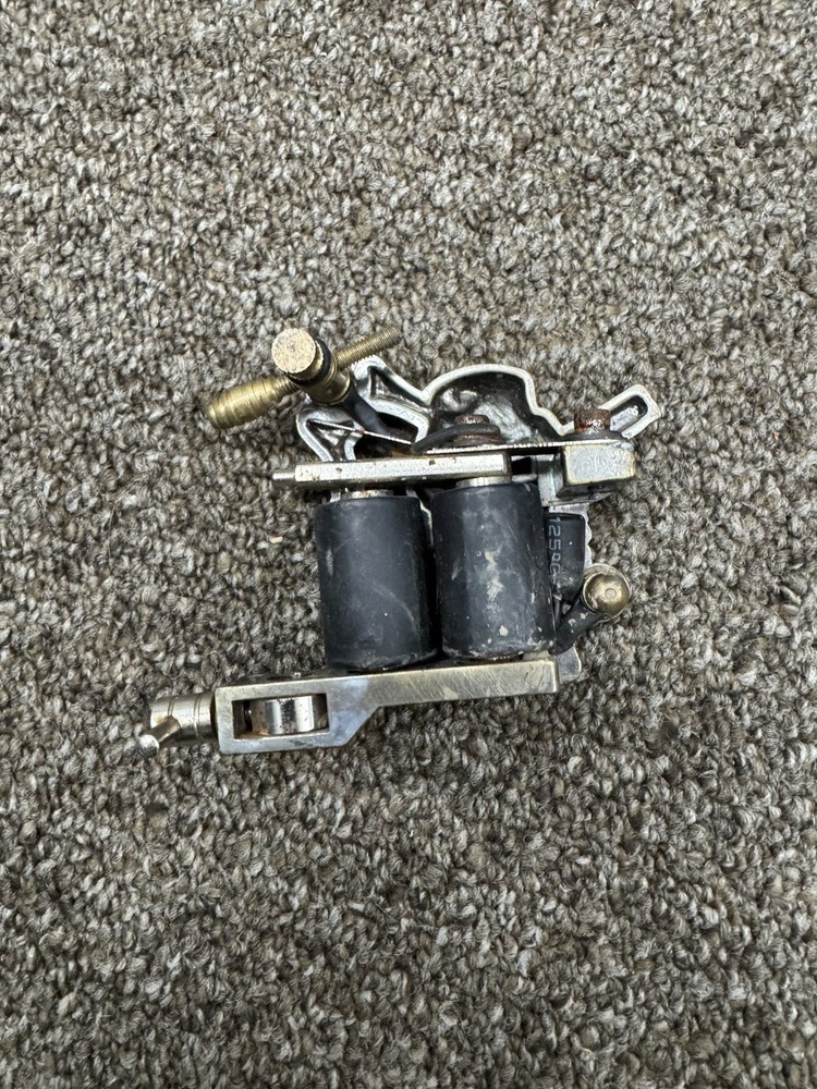 Solid Brass Skull Coil Tattoo Machine Untested SKU:A