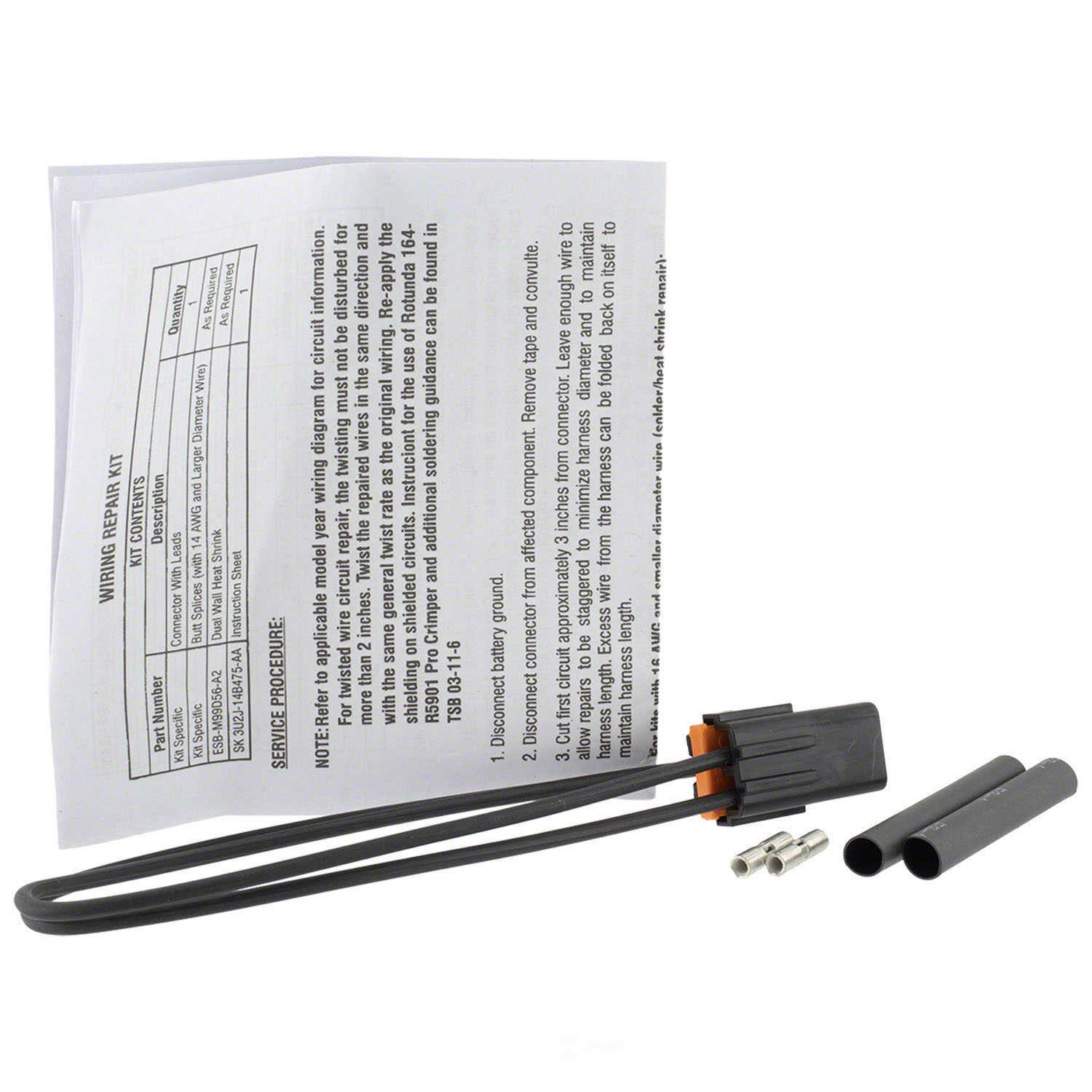 HVAC Blower Motor Connector Motorcraft WPT-1188