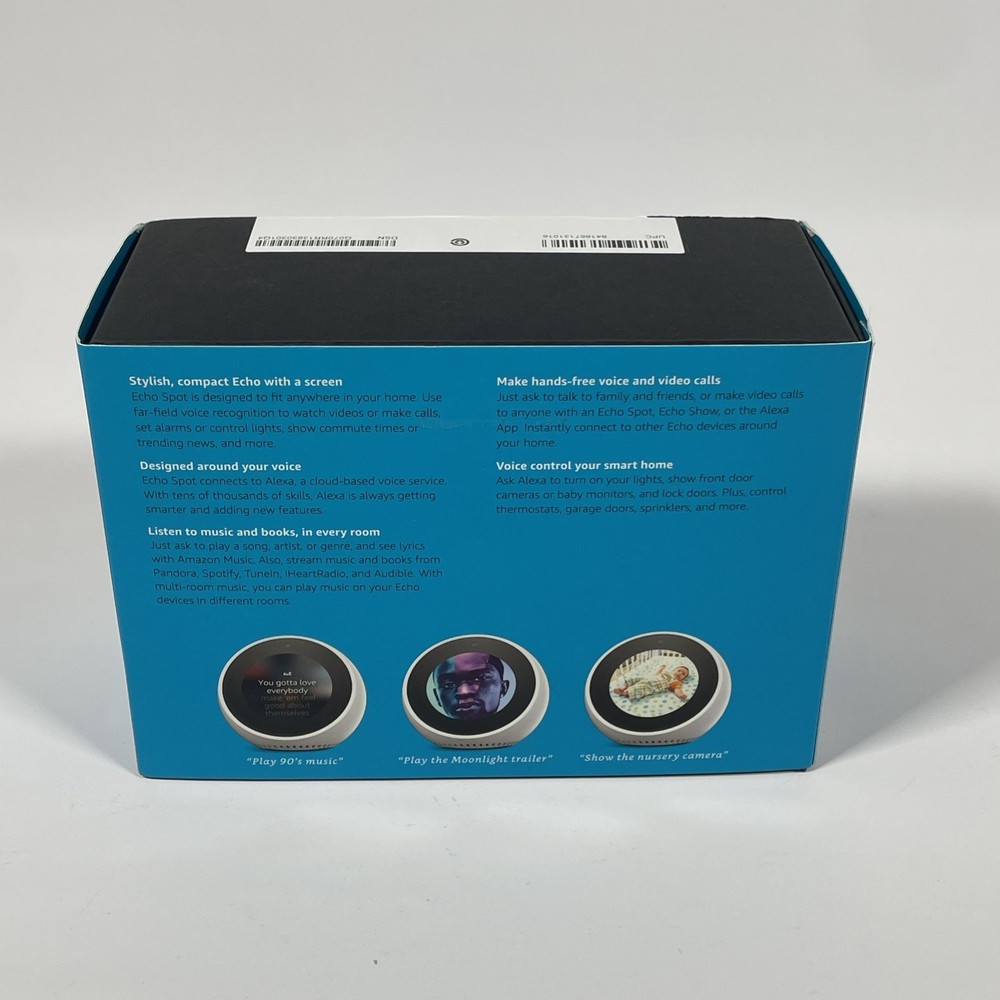 Amazon Echo Spot Smart Assistant - White