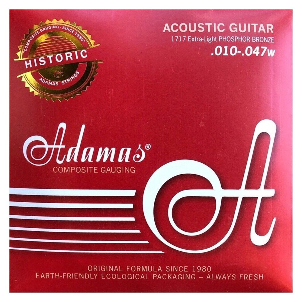 Adamas Acoustic Guitar Strings Extra Light .010 - .047