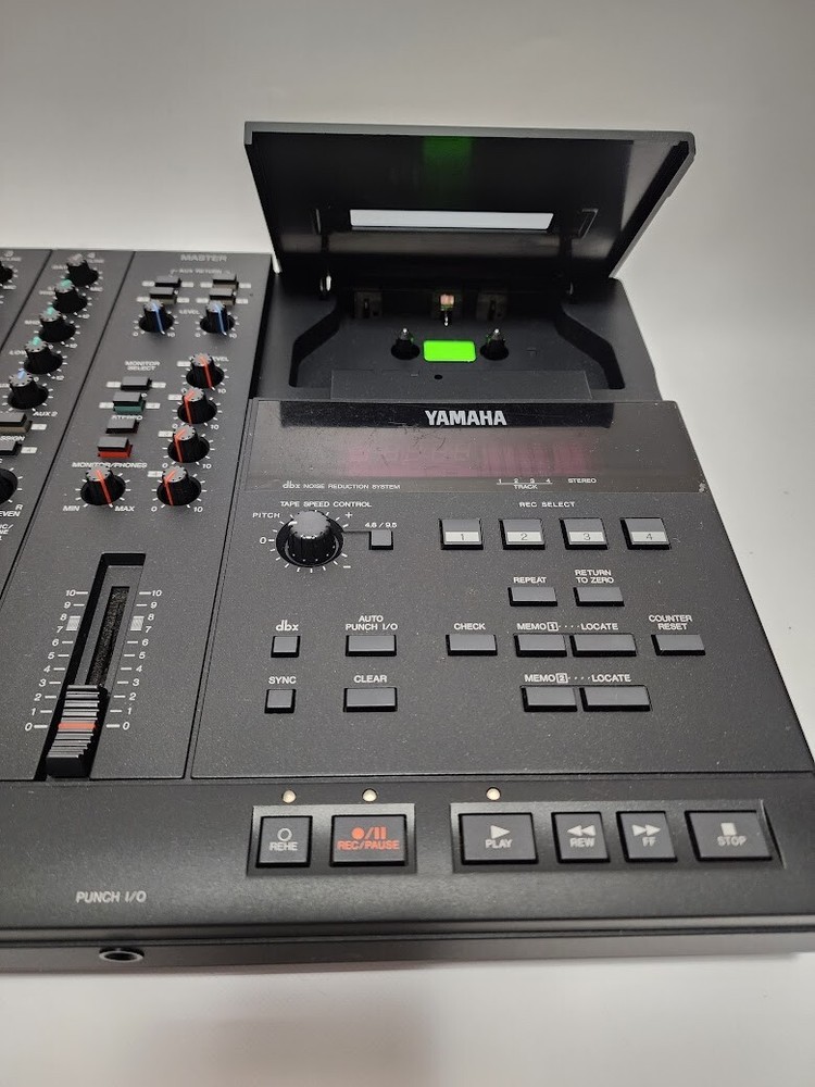 Yamaha MT4X Multitrack Cassette Tape Recorder working