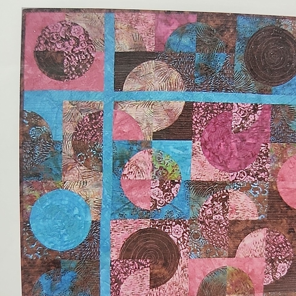 Fourth & Sixth Designs Raspberry Tea Pieced Quilt Pattern Wall Hanging 4 sizes