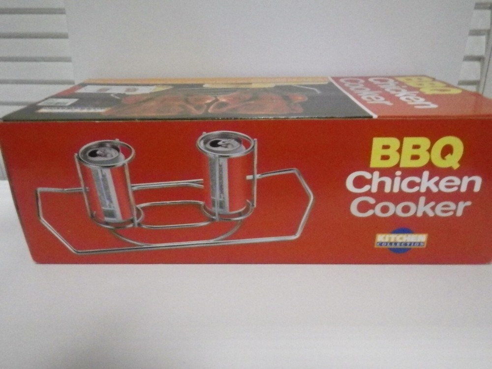 KITCHEN COLLECTION TWO CHICKEN COOKER WITH TWO BEER CAN