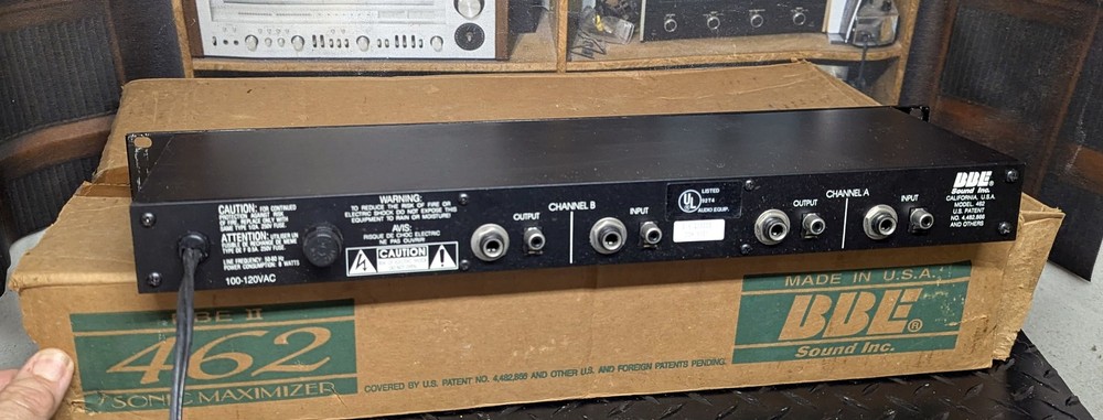 BBE Sonic Maximizer 462 with original box