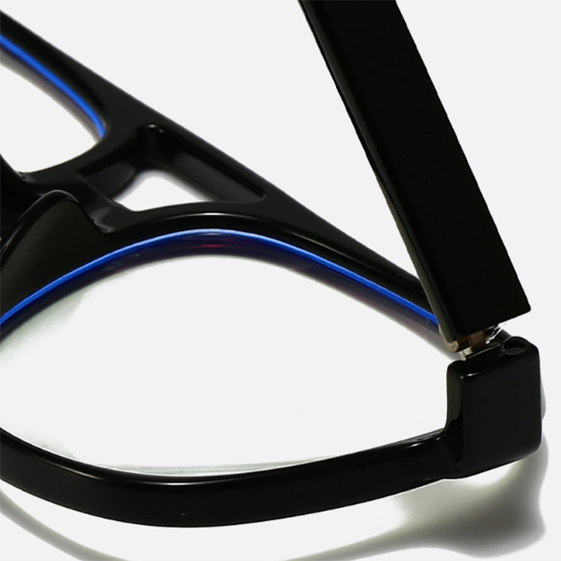 Men Pilot Blue Light Blocking Retro Reading Glasses Large Frame Stylish Glasses