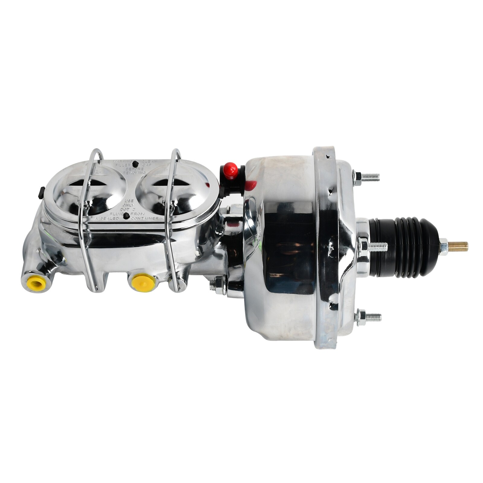 7" Street Hot Rod Power Brake Booster & Master Cylinder Brakes Custom Car Chrome