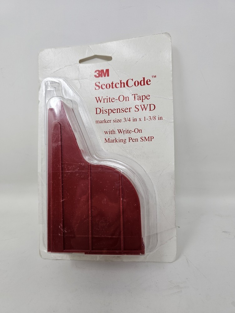 3M SWD ScotchCode Wire Marker Write-On Dispenser Tape only USA