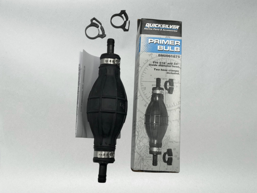 Quicksilver Genuine OEM Authentic Primer Bulb Assembly, 8M0061875
