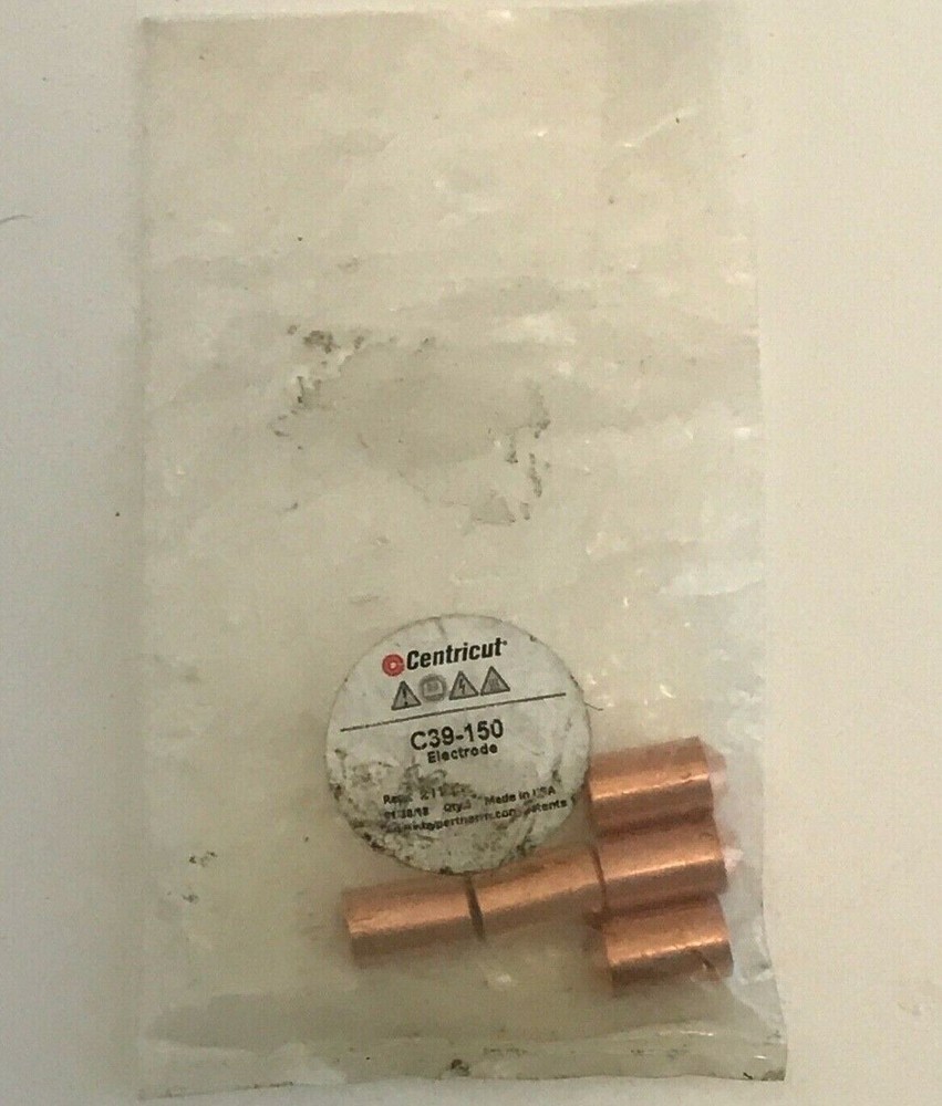 (5 Pcs) Centricut Model C39-150 Electrode For PT-20AM Plasma Torch, NEW