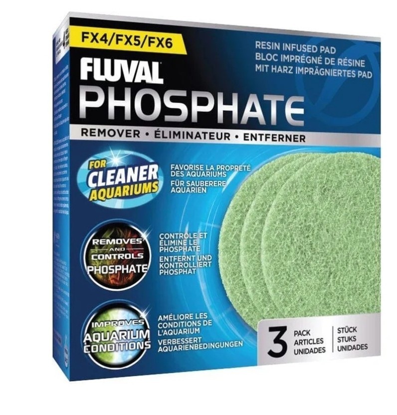 FLUVAL  FX4 / FX6 Phosphate Remover - Aquarium Filter Pads  A262