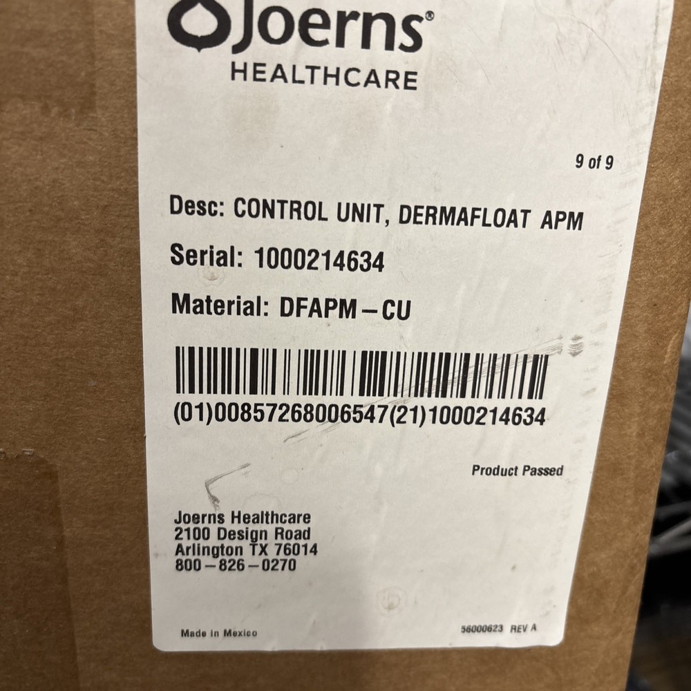 NEW Joerns DERMAFLOAT APM CONTROL UNIT DFAPM-CU NEW