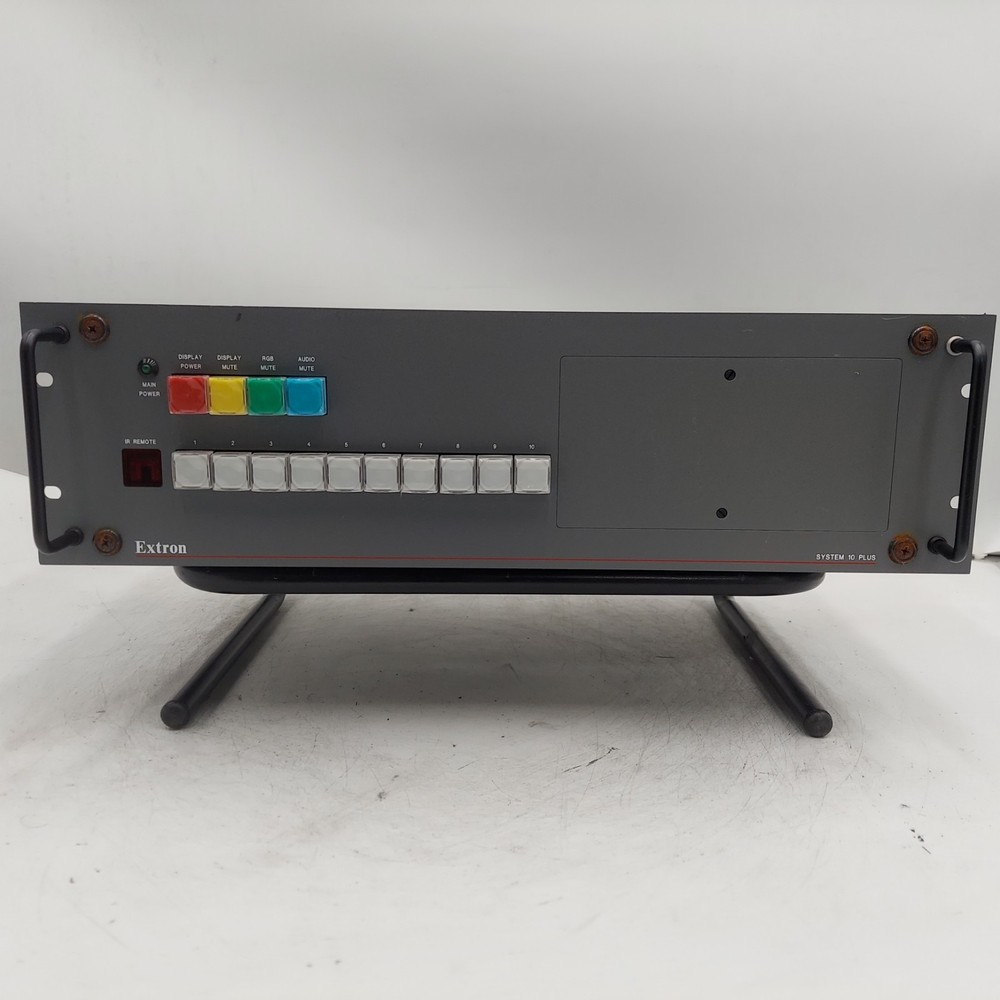 Extron System 10 Plus Configurable RGB 10-Input Audio Video Switcher