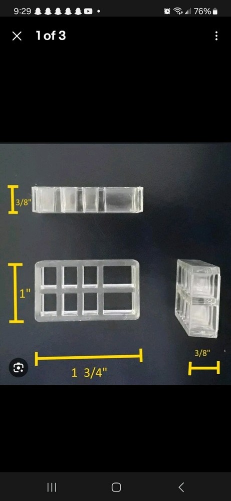 Drapery Spacer Blocks For Hardware 50 Pcs Also For Window Blinds
