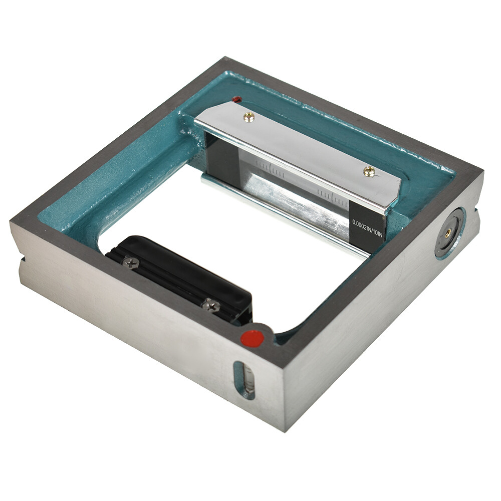 6 X 6" PRECISION FRAME SPIRIT LEVEL Sensitivity .0002" Per 10"