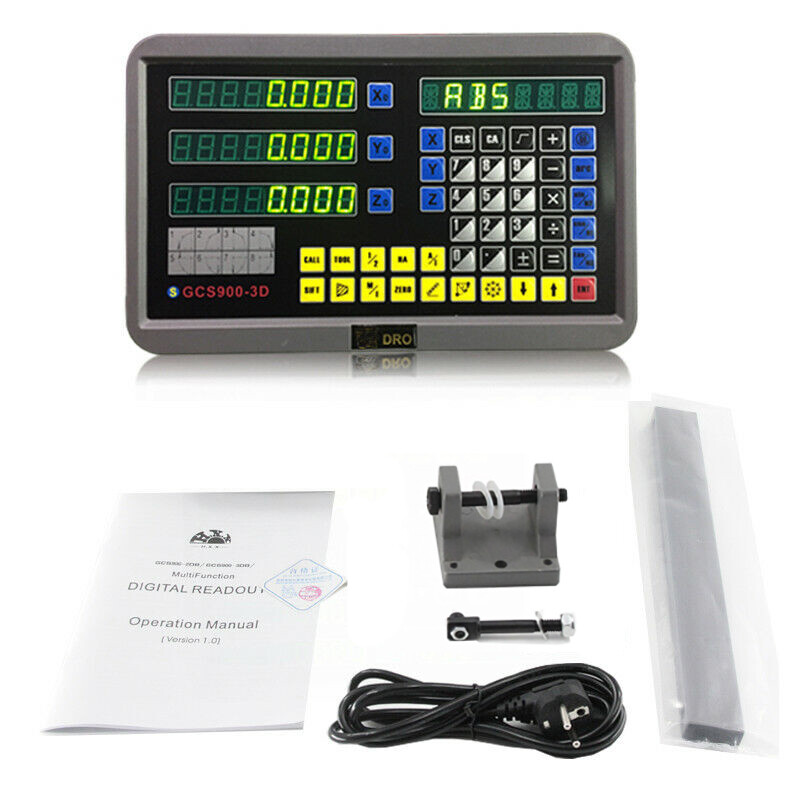 Linear Sensor Scale 2Axis/3Axis Digital Readout DRO Display for Mill Lathe EDM