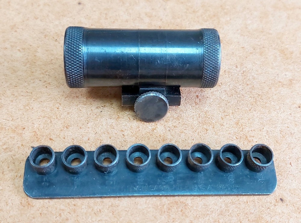 Vintage Vaver front tube globe sight with inserts Wittek