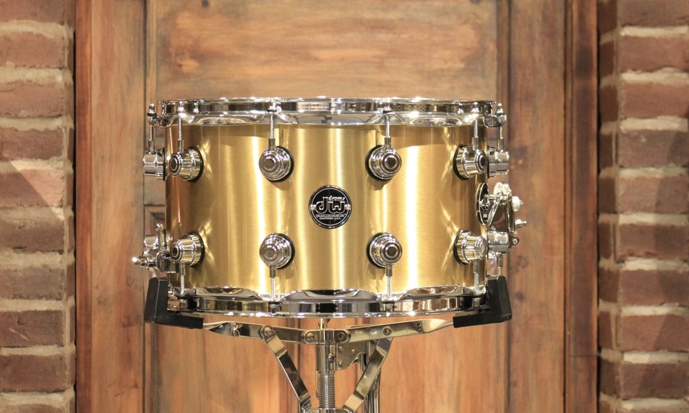DW Performance Series 8X14 Thin Brass Snare Drum - New!