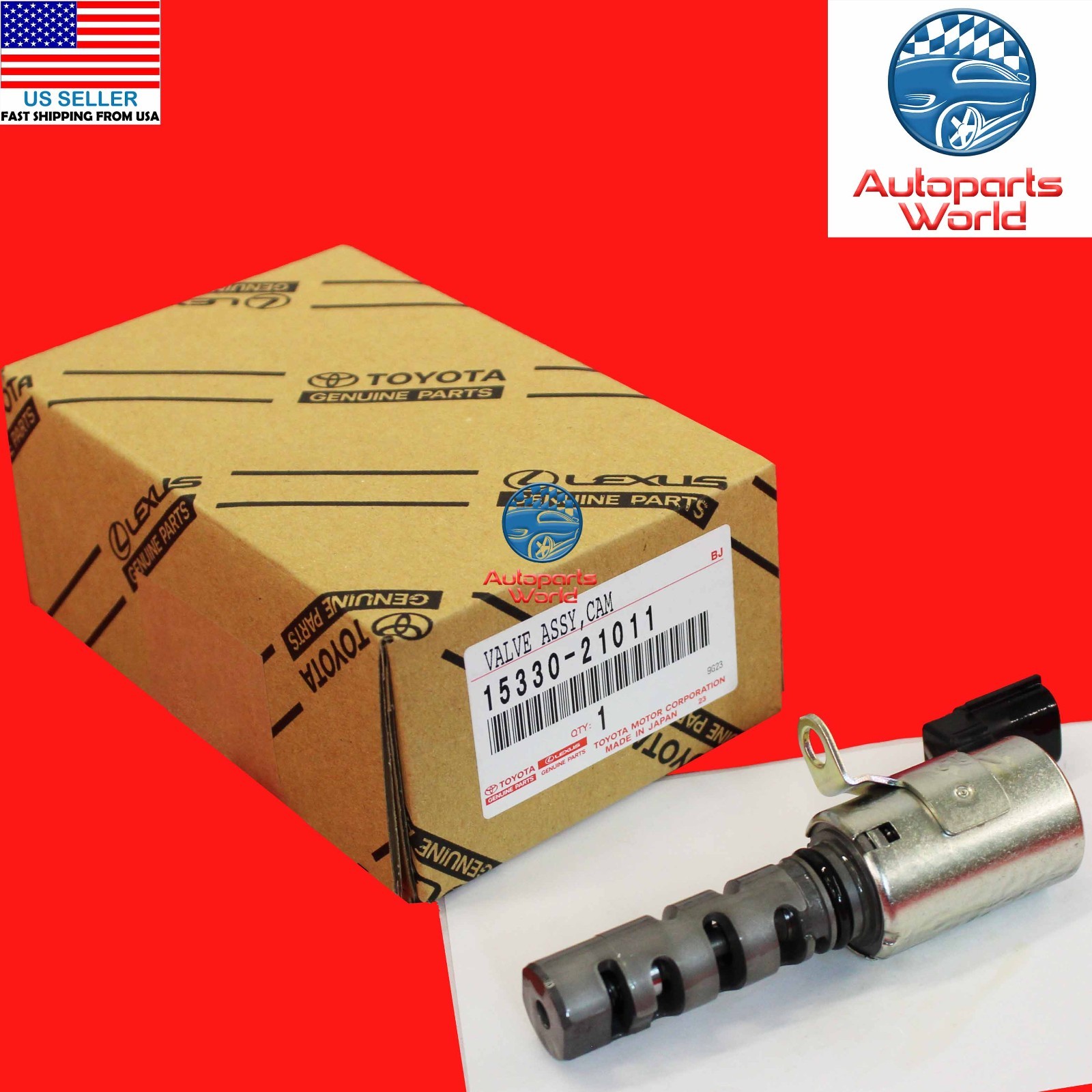 GENUINE TOYOTA YARIS PRIUS xA xD CAM 1.5L TIMING OIL CONTROL VALVE 15330-21011