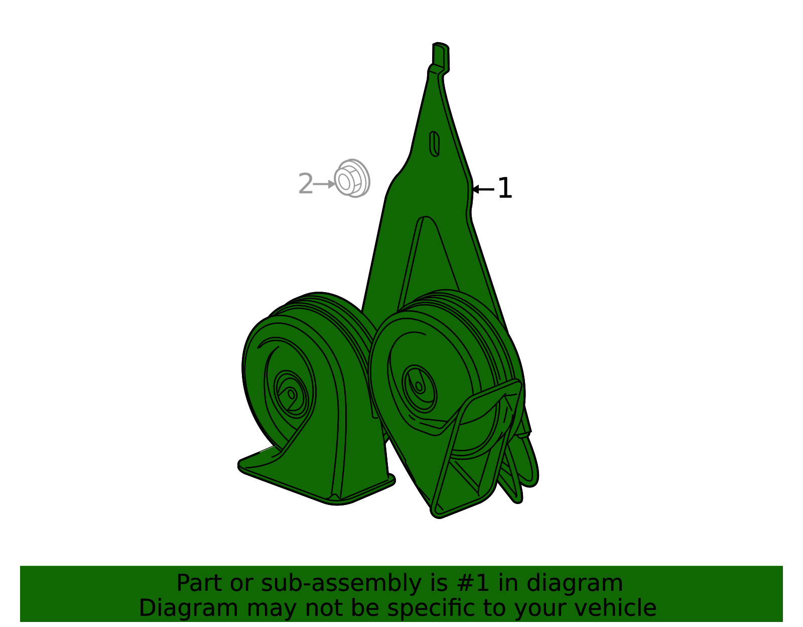 Genuine GM Horn 84447715