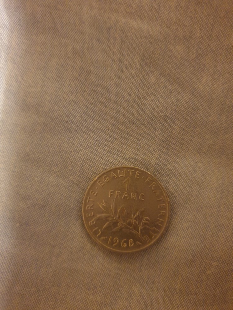 1 Franc 1968 Silver Coin