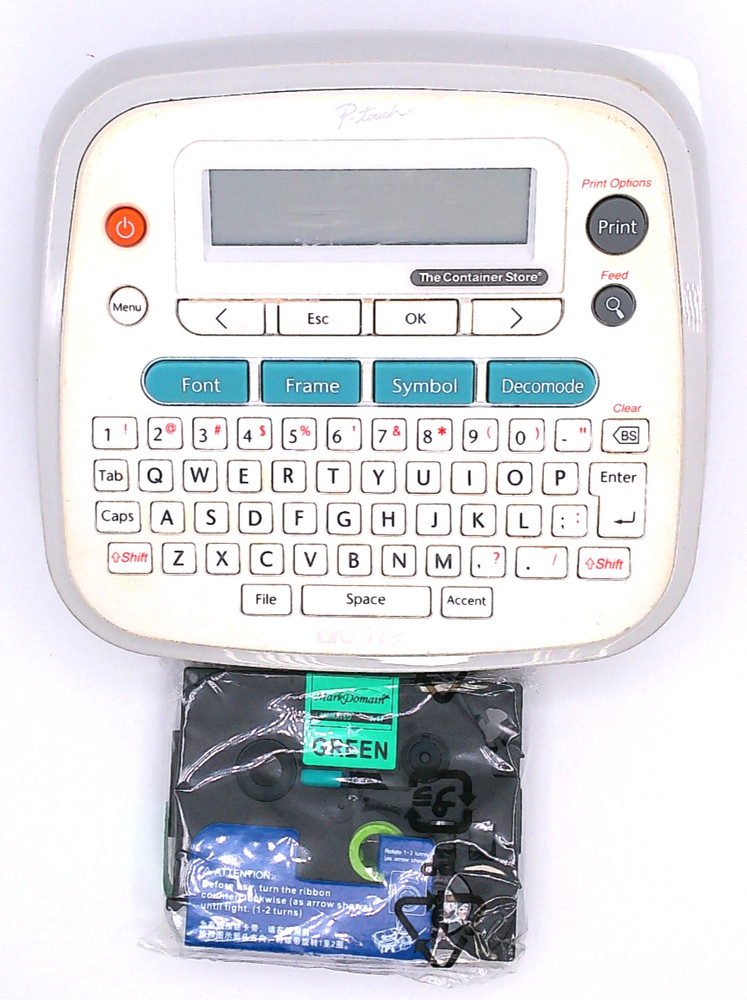 Brother PT-D201CS Container Store Edition Label Maker TESTED AND WORKS