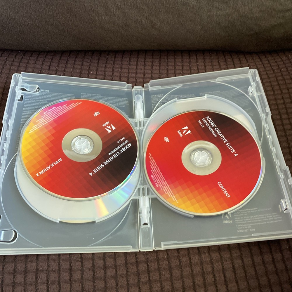 Adobe Creative Suite 4 CS4 Design Premium For MAC OS with Product Activation ID