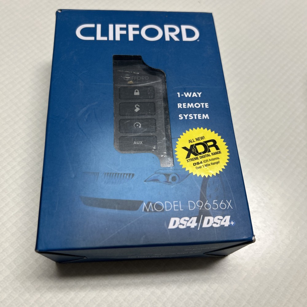 Clifford DS4 D9656X 1-Way, 5-Button Remote Kit NEW DS4+