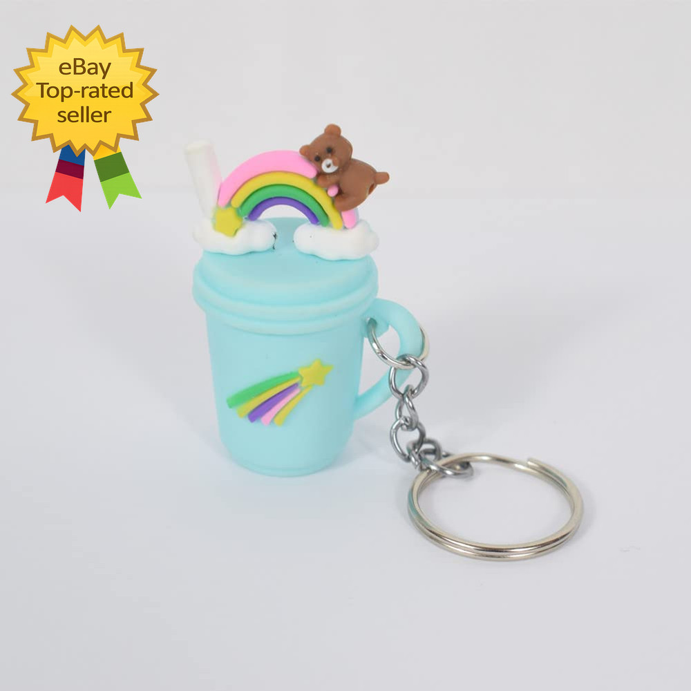50PCS Bulk Keychains Set Split Keychains Rings with Chain 1 Inch Key Rings