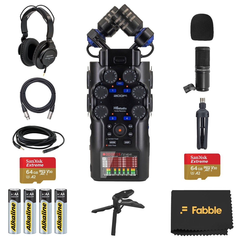 Zoom H6studio Handy Recorder Bundle