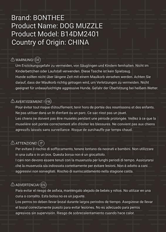 Mesh Soft Muzzle for Small Medium Large Sized Dogs, Breathable Reflective Adjust