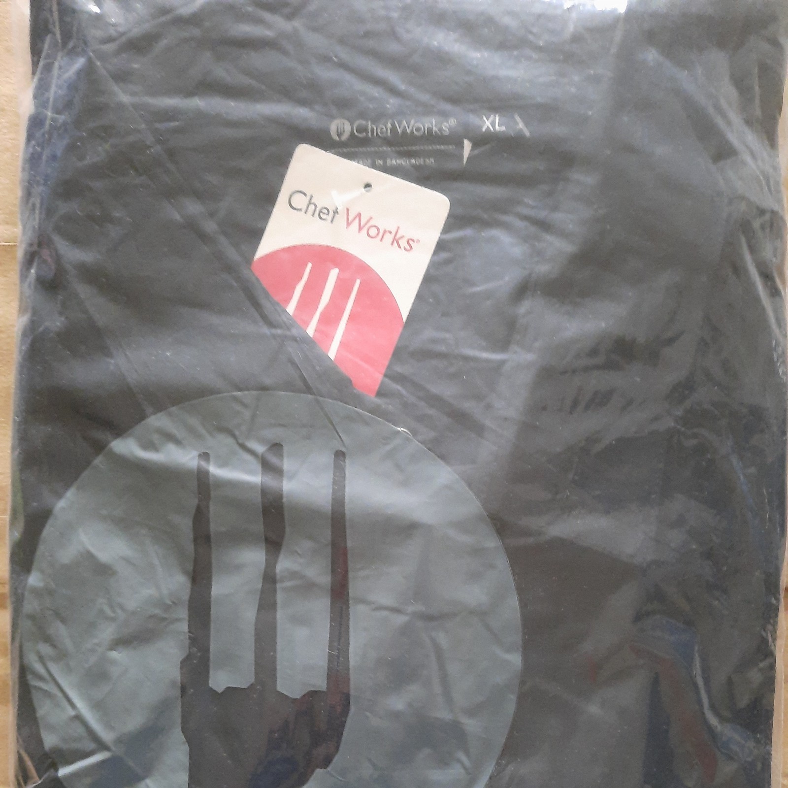 Men's XL Chef Works Shelby Zip Front Shirt for Server Bar Use