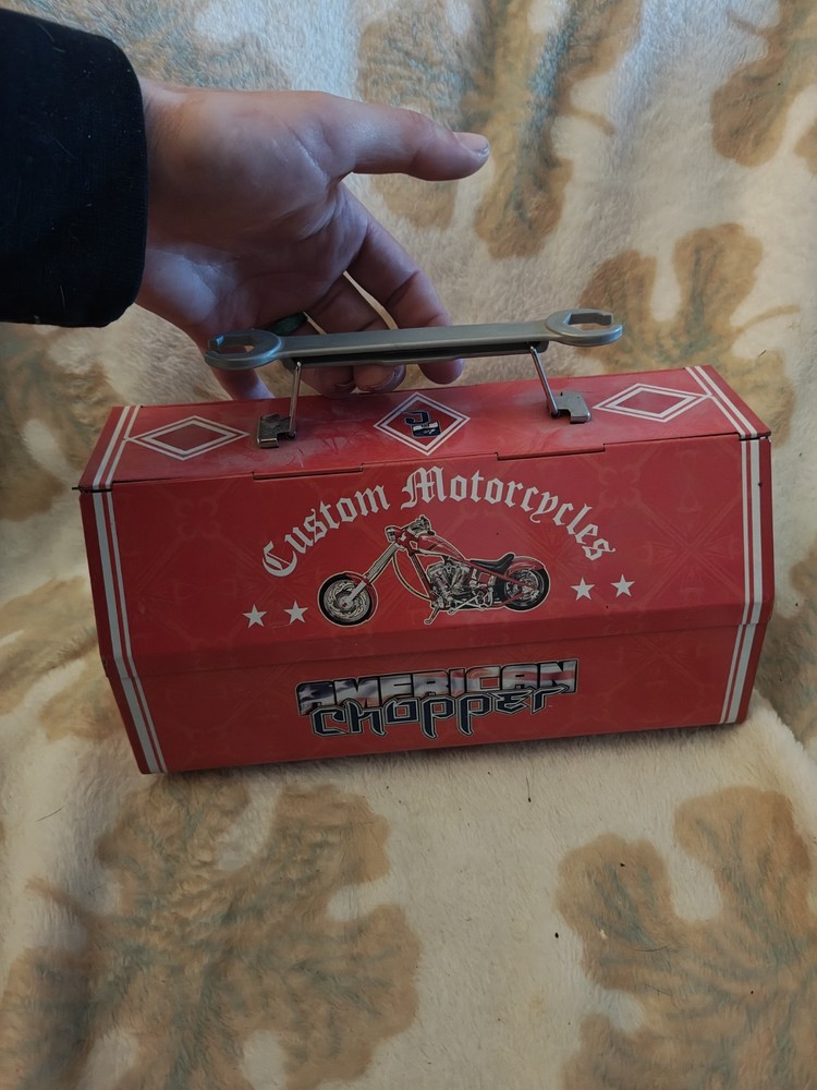 ANTIQUE Bike Tool Box Antique Decorative Piece
