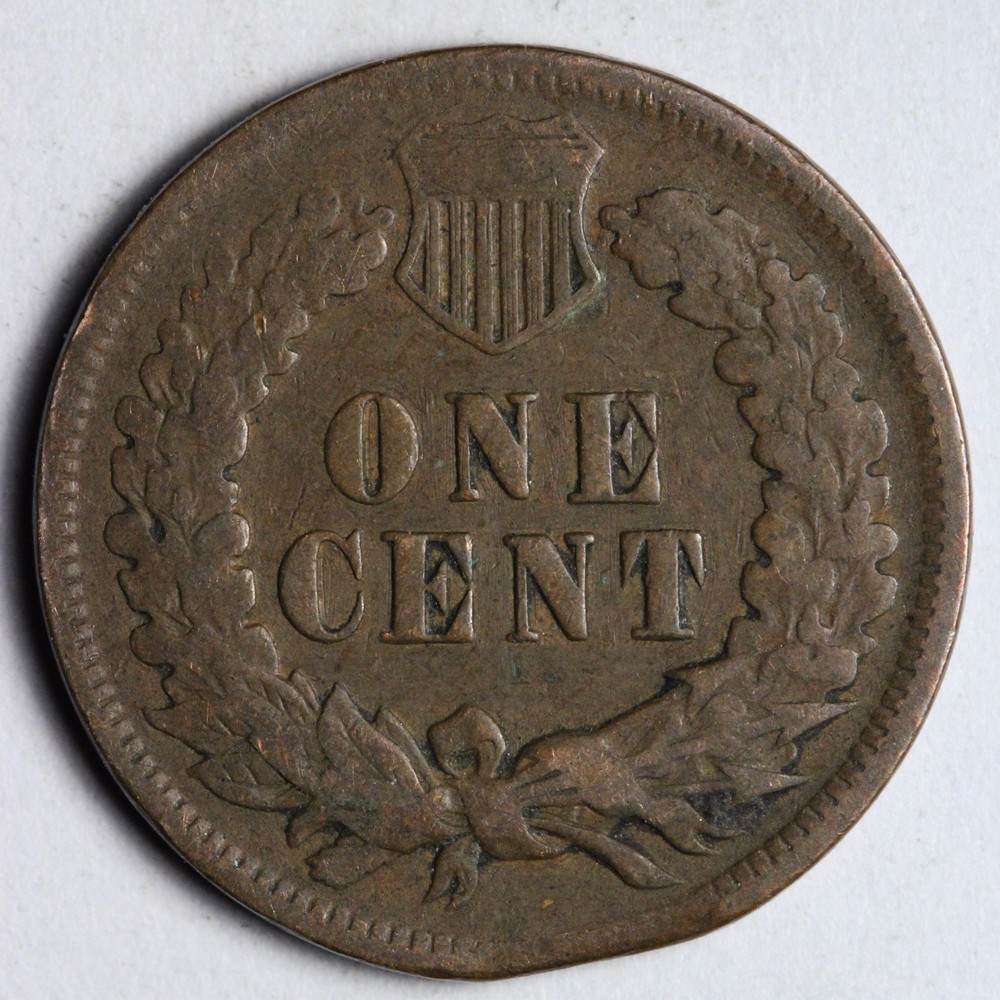 1905 Indian Head Cent Penny CLIP ERROR E143 TWRY