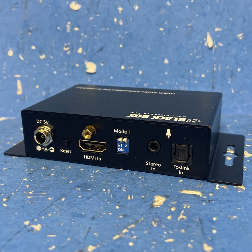 BLACK BOX HDMI AUDIO EMBEDDER/DE-EMBEDDER AEMEX-HDMIR2 PRO AV SOLUTION