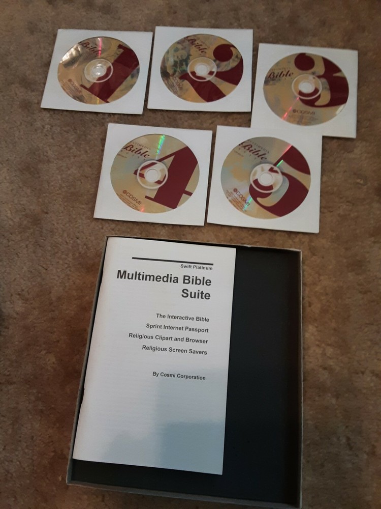 Multimedia Bible 5 Cd Rom Suite  eggobox