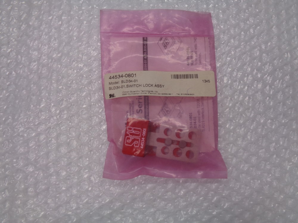 STI OMRON 44534-0801 SLD34-01 SWITCH LOCK ASSEMBLY NSMP