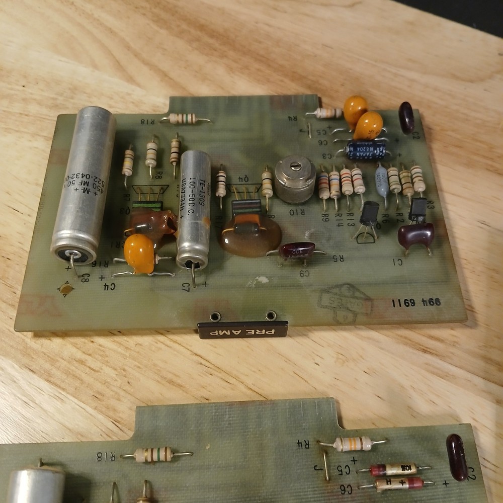 4 x Vintage Gates Solid State Pre-Amp Amplifier Circuit Board Unit 994 6911