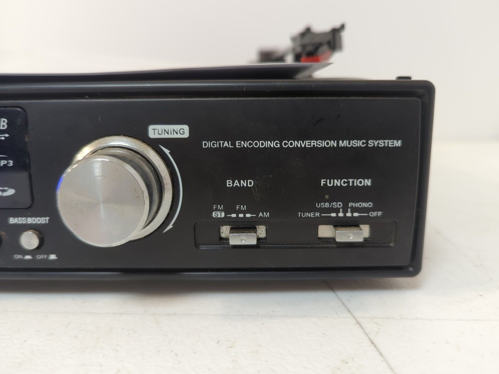 Jensen Record Player JTA-460 Digital Encoding System + AM/FM USB With Manual