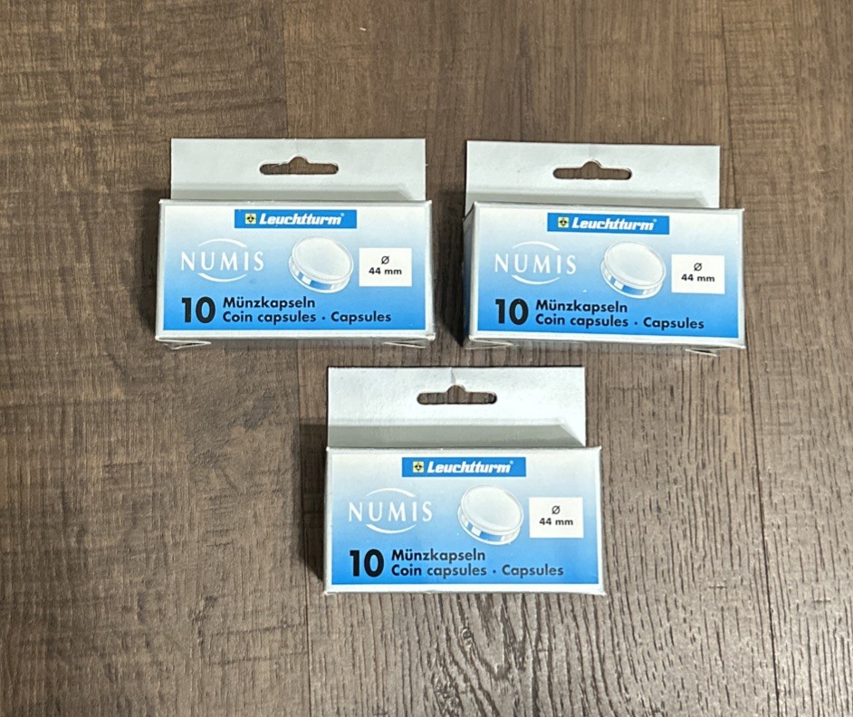 44MM Lighthouse Coin Capsules  (10 per box)