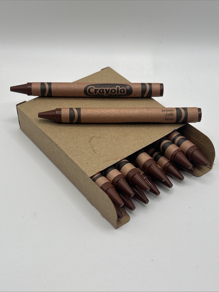 (16) Crayola Crayons (brown) BULK